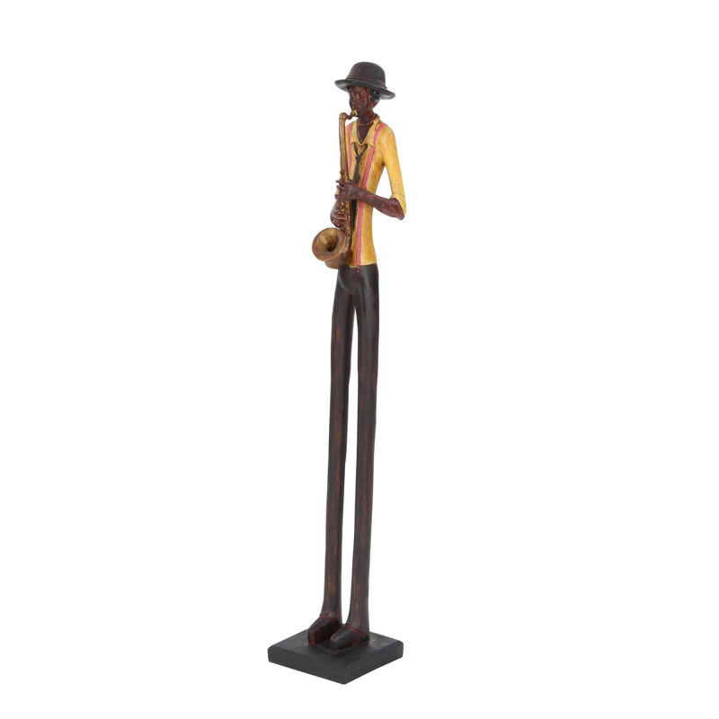 Red Barrel Studio® Polystone Tall Long Legged Jazz Band Red Barrel Studio® Polystone Tall Long Legged Jazz Band